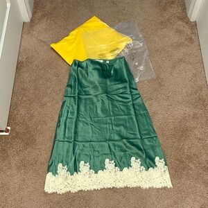 DÔEN Silk Skirt